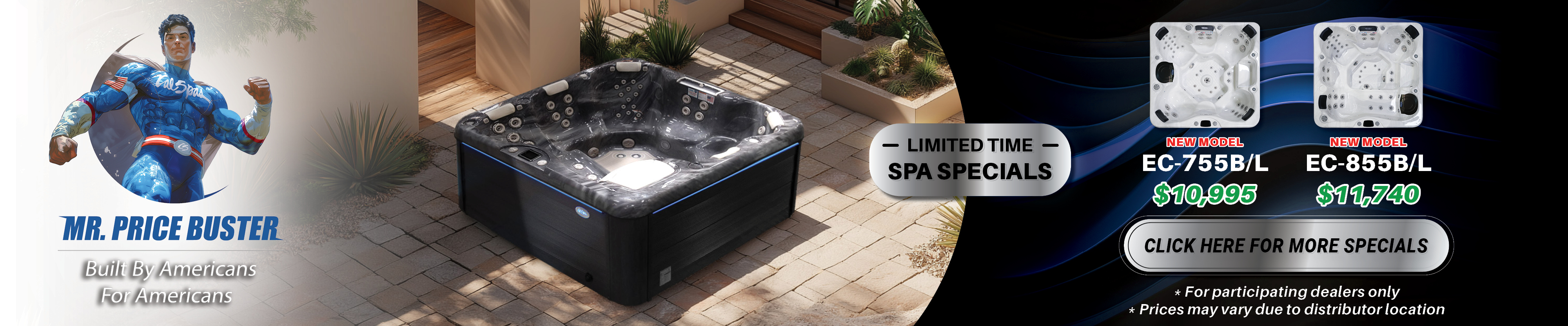 Calspas hot tub being used in a family setting - Cerritos